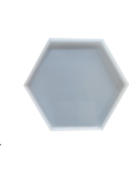 Epoksi Silikon Kalıp Altıgen Düz 14 cm