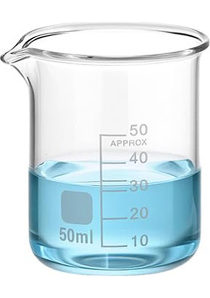 Beher Cam 50 ml / Kısa Form
