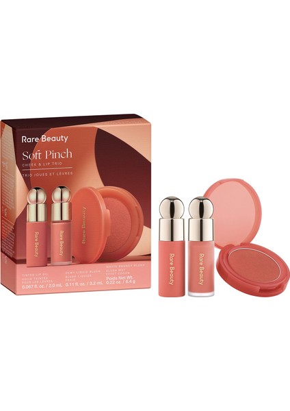 Soft Pinch Cheek & Lip Trio - Üçlü Dudak ve Yanak Seti 5,2 Ml, 6,4 G - Worth