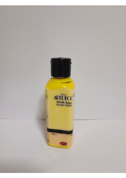 Akrilik Boya Sarı Artdeco 140 ml