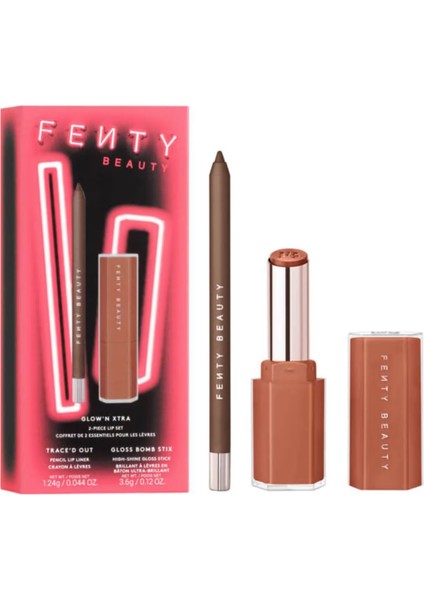 Glow'n Xtra - Trace'd Out Dudak Kalemi ve Gloss Bomb Stix 1.24 G + 3.6 G
