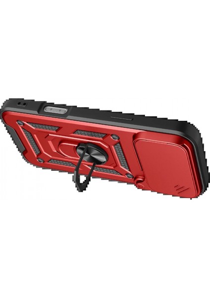 Apple iPhone 17 Pro Pars Lens Yüzüklü Silikon - Kırmızı fiyatları