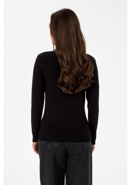 Kadın Siyah Kazak /triko 50307727-VR046 indirimleri