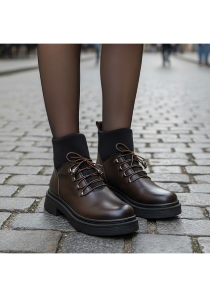 Borialis | Kadın Kısa Bot - Kahverengi - 37