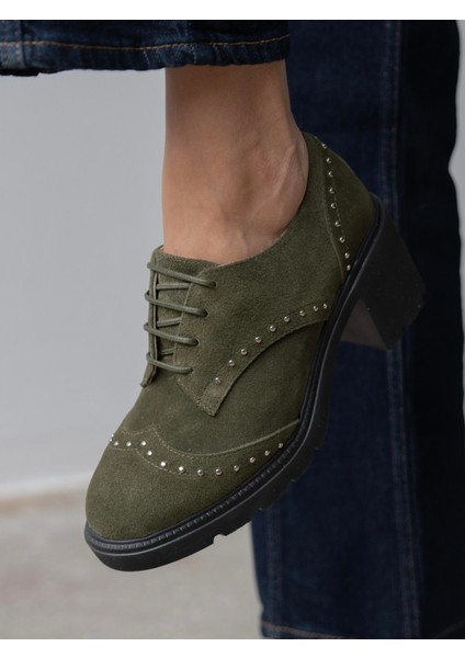 Lysi Haki Süet Hakiki Deri Kadın Makosen