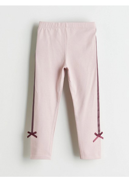 Lcw Kids Pembe Beli Lastikli Kız Çocuk Tayt 2'li indirimleri
