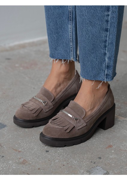 Epis Vizon Süet Hakiki Deri Kadın Makosen fırsatları