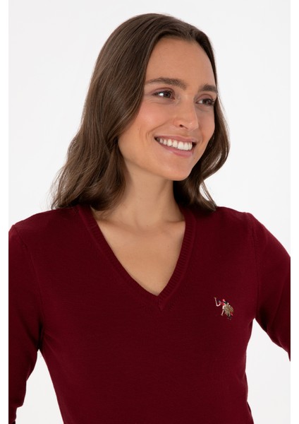 Kadın Bordo Kazak /triko 50307727-VR014 fiyatları