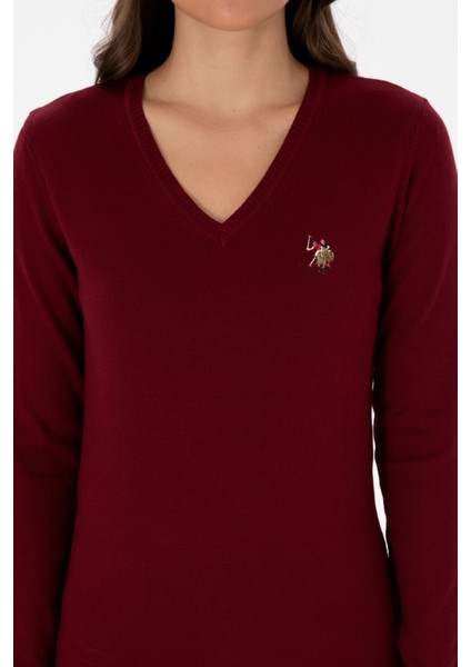 Kadın Bordo Kazak /triko 50307727-VR014