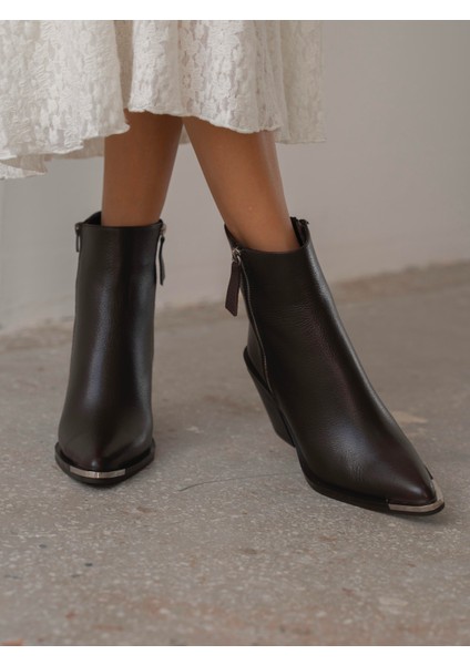 Devin Kahve Hakiki Deri Kadın Bot modelleri