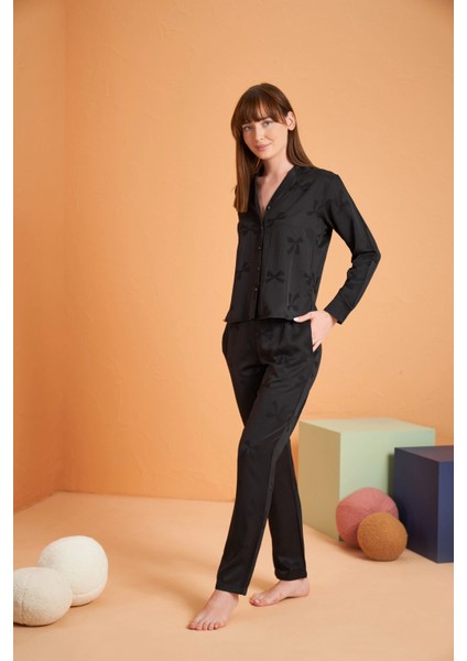 Pjs 28042 Kadın Uzun Kol Boydan Düğmeli Pijama Takımı fiyatları