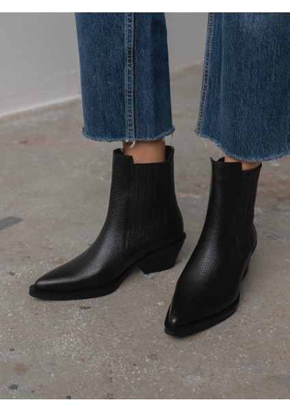 Lexis Siyah Hakiki Deri Kadın Bot fiyatları