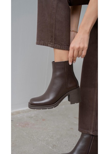 Etno Kahve Hakiki Deri Kadın Bot fırsatları