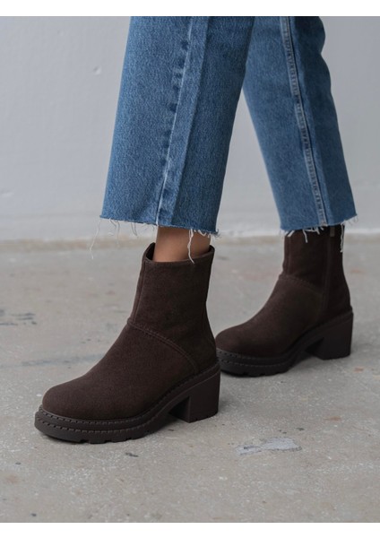 Muno Kahve Süet Hakiki Süet Kadın Bot fiyatları