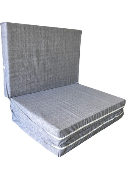 Katlanır Yer Yatağı ve Tek Kişilik Sünger Katlanır Minder Yatak 90X190X10 Cm-Gri fiyatları