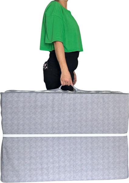 Katlanır Yer Yatağı ve Tek Kişilik Sünger Katlanır Minder Yatak 90X190X10 Cm-Gri modelleri