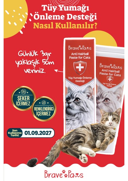Kediler Için Tüy Yumağı Önleme Desteği – Sindirimi Destekler, Tüy Toplanmasını Azaltır fiyatları