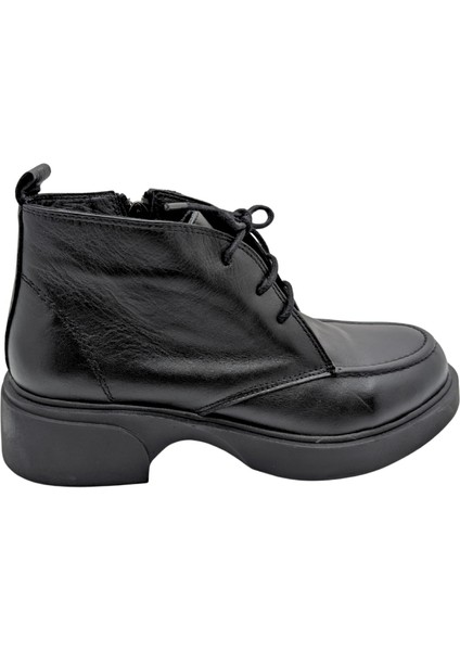 Arya - 812 | Ortopedik Hakiki Deri Bot - Siyah - 37 modelleri