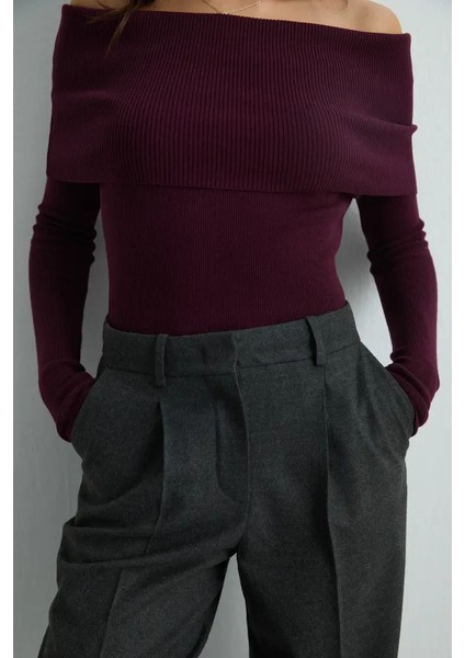 Havuç Kesim Kemerli Pantolon - Gri fırsatları