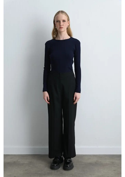 Cepli Palazzo Pantolon - Siyah