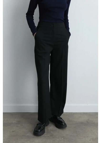 Cepli Palazzo Pantolon - Siyah fiyatları