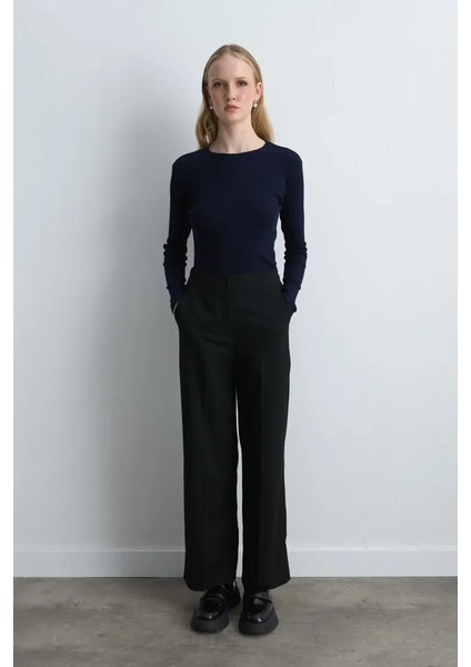 Cepli Palazzo Pantolon - Siyah modelleri