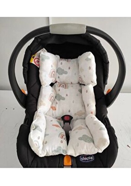 Puset Örtüsü ve Puset Minderi Wafel Pike Kumaşla Gri Renkli 115x80 cm indirimleri