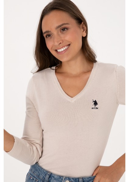 Kadın Krem Kazak /triko 50307712-VR071 fiyatları