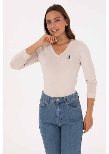 Kadın Krem Kazak /triko 50307712-VR071 modelleri