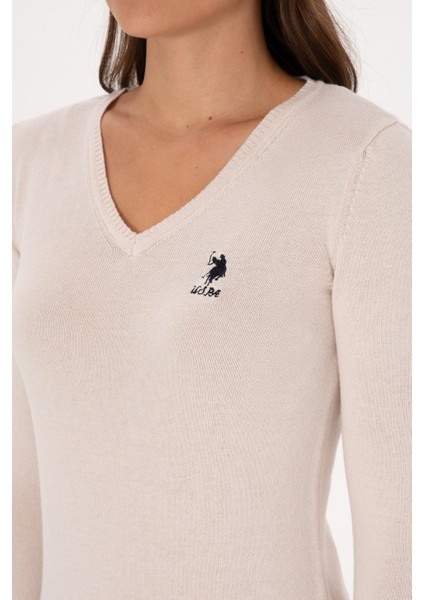 Kadın Krem Kazak /triko 50307712-VR071