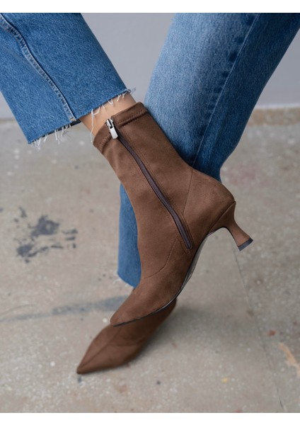 Bobby Streç Kahve Süet Bot fırsatları