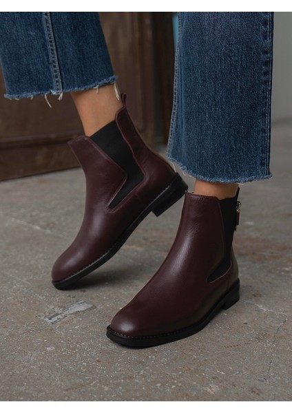 Ati Bordo Hakiki Deri Kadın Bot fiyatları