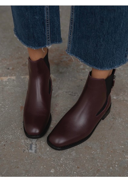 Ati Bordo Hakiki Deri Kadın Bot modelleri