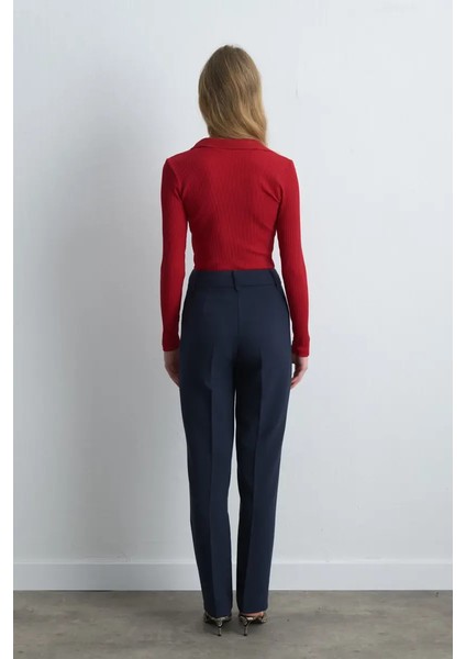 Boru Paça Pantolon - Lacivert fırsatları