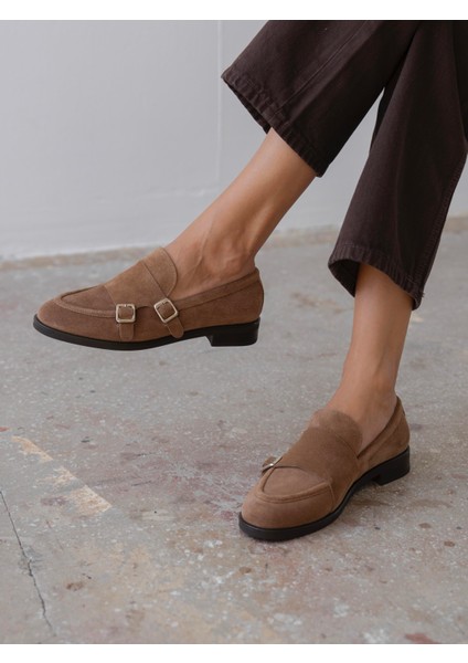 Vely Camel Süet Hakiki Deri Kadın Makosen fiyatları