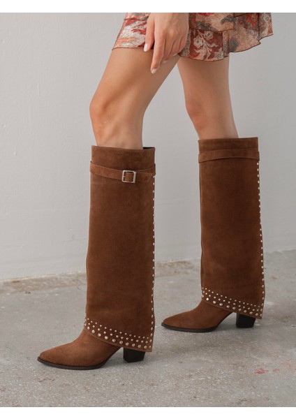 Codin Taba Süet Troklu Hakiki Deri Kadın Çizme fiyatları