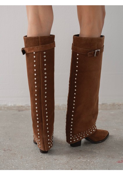 Codin Taba Süet Troklu Hakiki Deri Kadın Çizme indirimleri