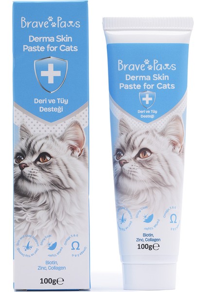 Kediler Için Deri ve Tüy Desteği – Parlak Tüyler, Sağlıklı Deri