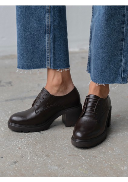 Svor Kahve Hakiki Deri Kadın Makosen fiyatları