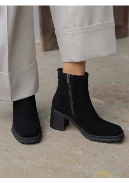 Etno Siyah Süet Hakiki Deri Kadın Bot fırsatları