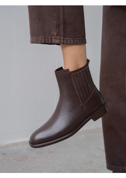 Evora Kahve Hakiki Deri Kadın Bot fırsatları
