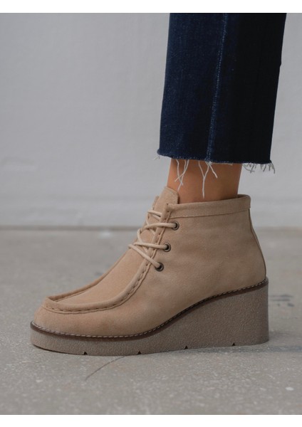 Durel Bej Süet Hakiki Deri Kadın Bot fiyatları