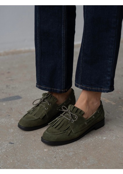 Soren Haki Süet Hakiki Deri Kadın Makosen indirimleri