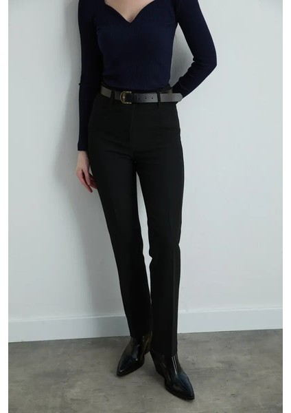 Boru Paça Pantolon - Siyah fiyatları