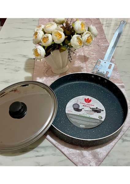 Granit Balık Tavası 32 cm Kapaklı fiyatları