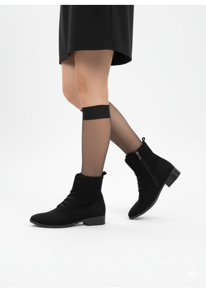 Kadın Bağcıklı Fermuarlı Kalın Topuk Sivri Burun Bot modelleri