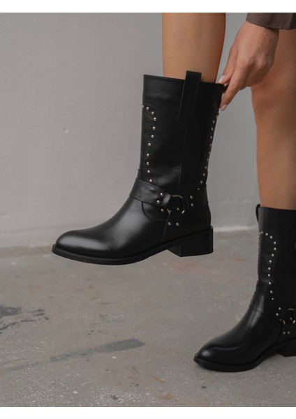 Vocal Siyah Troklu Hakiki Deri Kadın Bot fırsatları