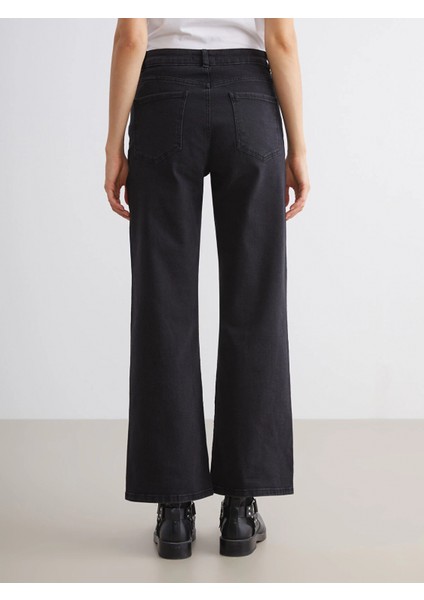 Lcwaıkıkı Classic Siyah Wideleg Kadın Jean Pantolon indirimleri