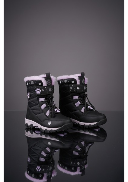 Ragyer Içi Kürklü Bağcıklı ve Cırtlı Kız Çocuk Bot fiyatları