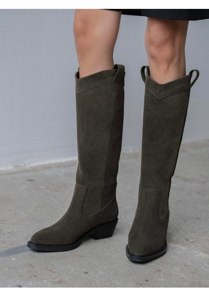 Fonseca Haki Süet Hakiki Deri Çizme modelleri